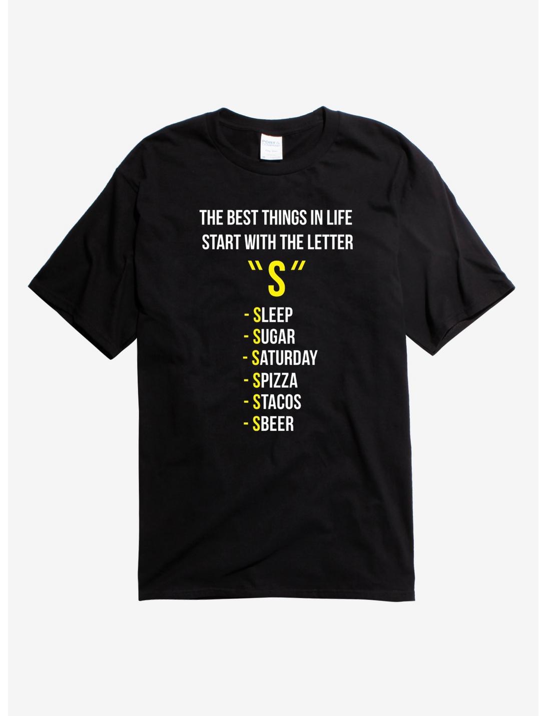 Best Things In Life T-Shirt, BLACK, hi-res