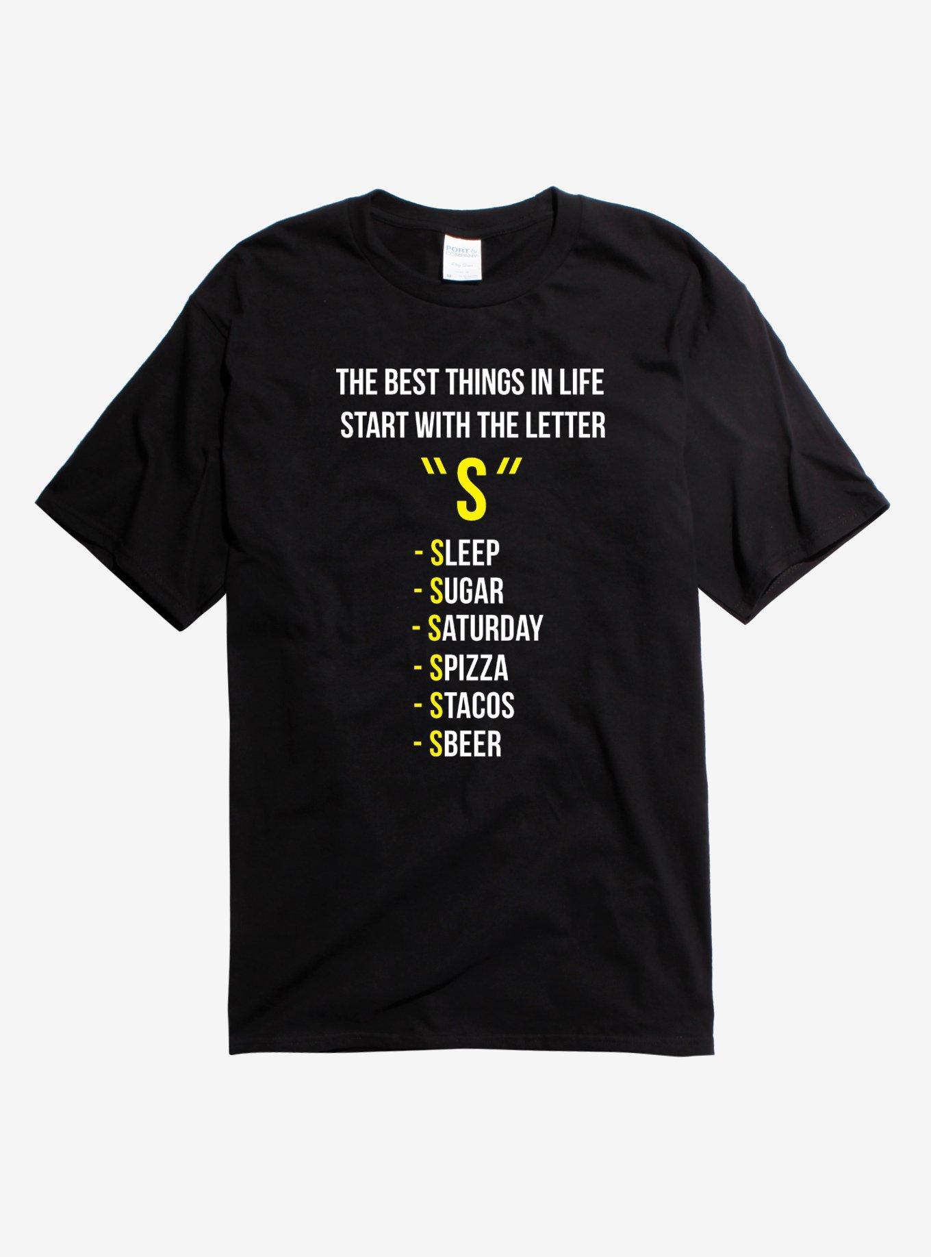 Best Things In Life T-Shirt, BLACK, hi-res