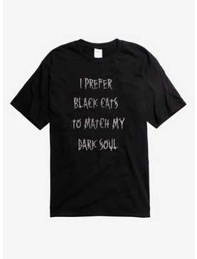 I Prefer Black Cats T-Shirt, , hi-res