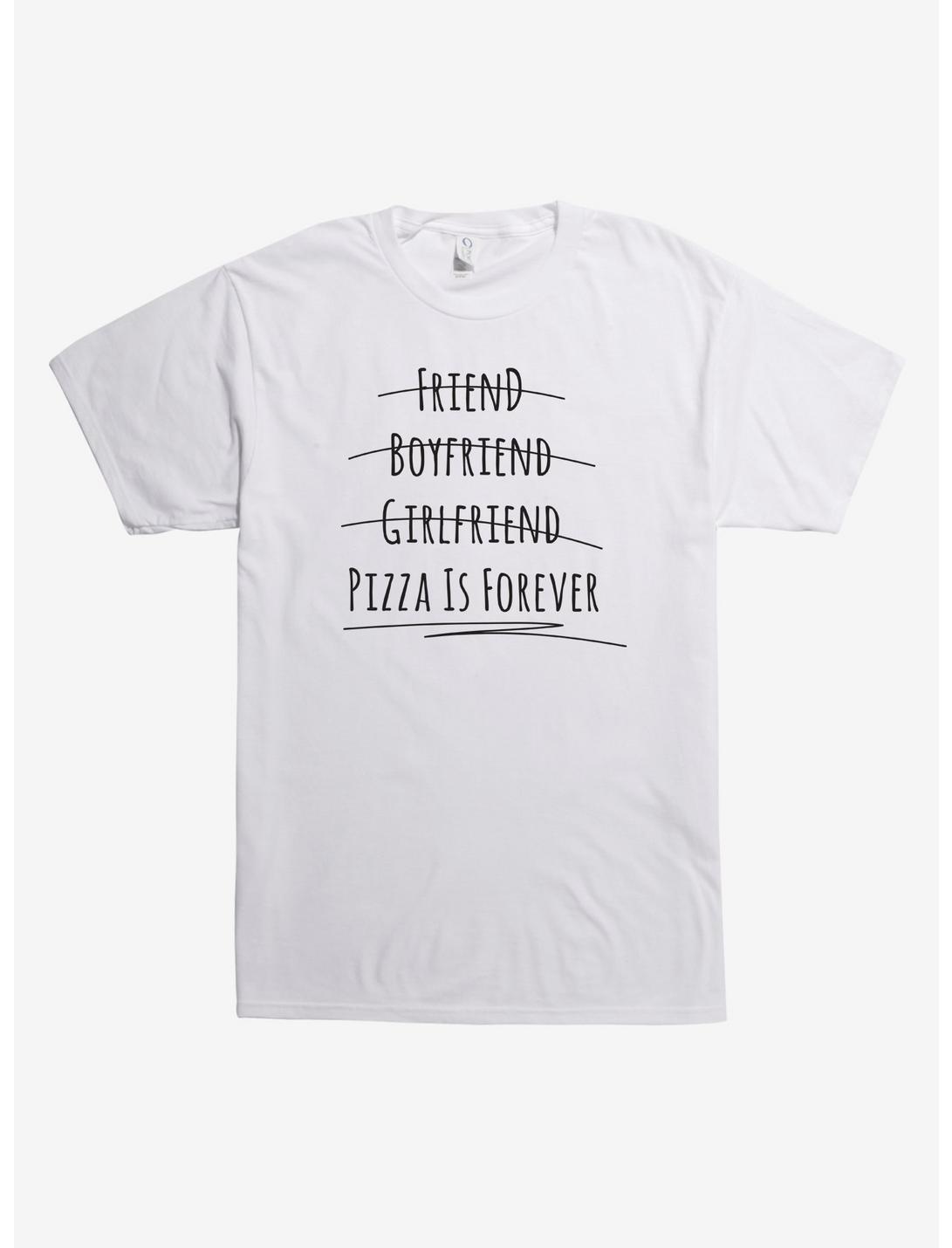 Pizza Is Forever T-Shirt, WHITE, hi-res