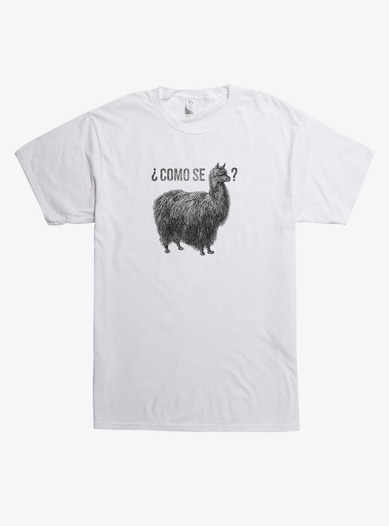 Como Se Alpaca T-Shirt, , hi-res