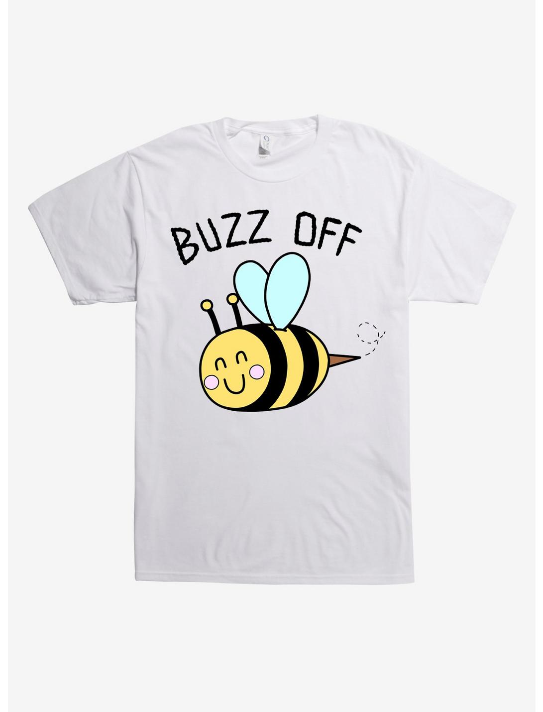 Buzz Off Bee T-Shirt, WHITE, hi-res