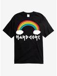 Hardcore Rainbow T-Shirt, BLACK, hi-res