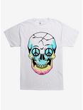Peace Skull T-Shirt, WHITE, hi-res