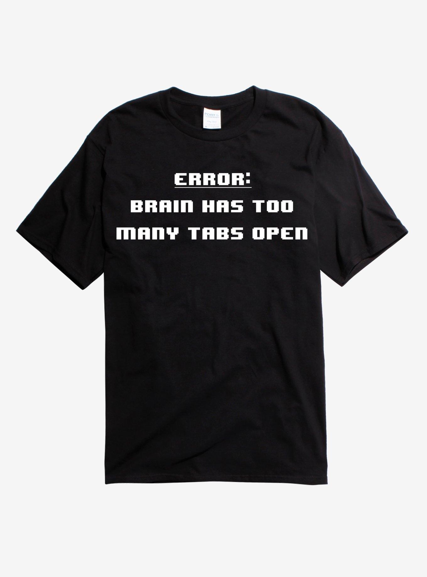 Error T-Shirt, BLACK, hi-res