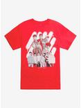 iKon White Paint Get Ready Showtime T-Shirt, RED, hi-res