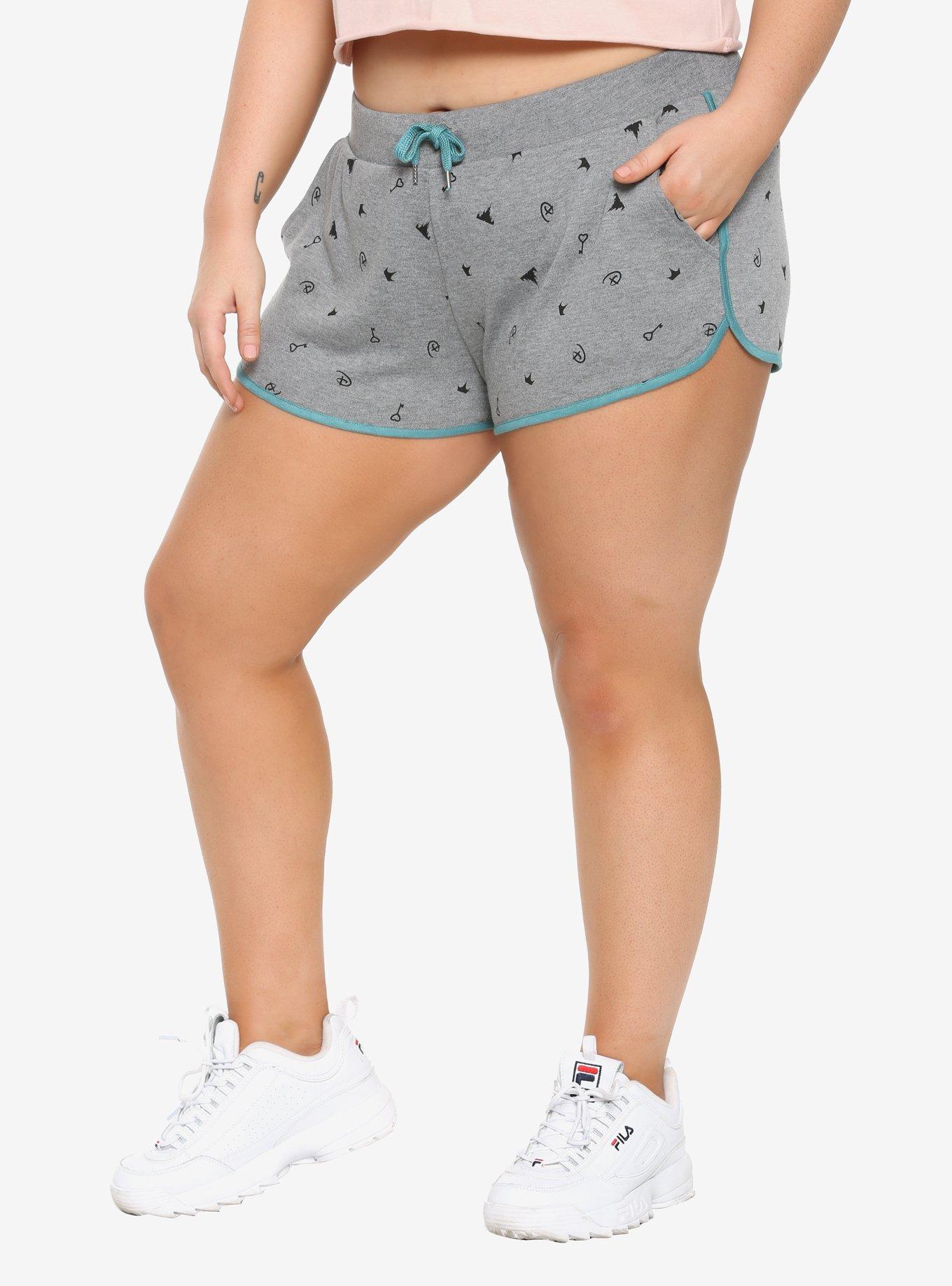 Destination Disney Icons Soft Shorts Plus Size, MULTI, hi-res