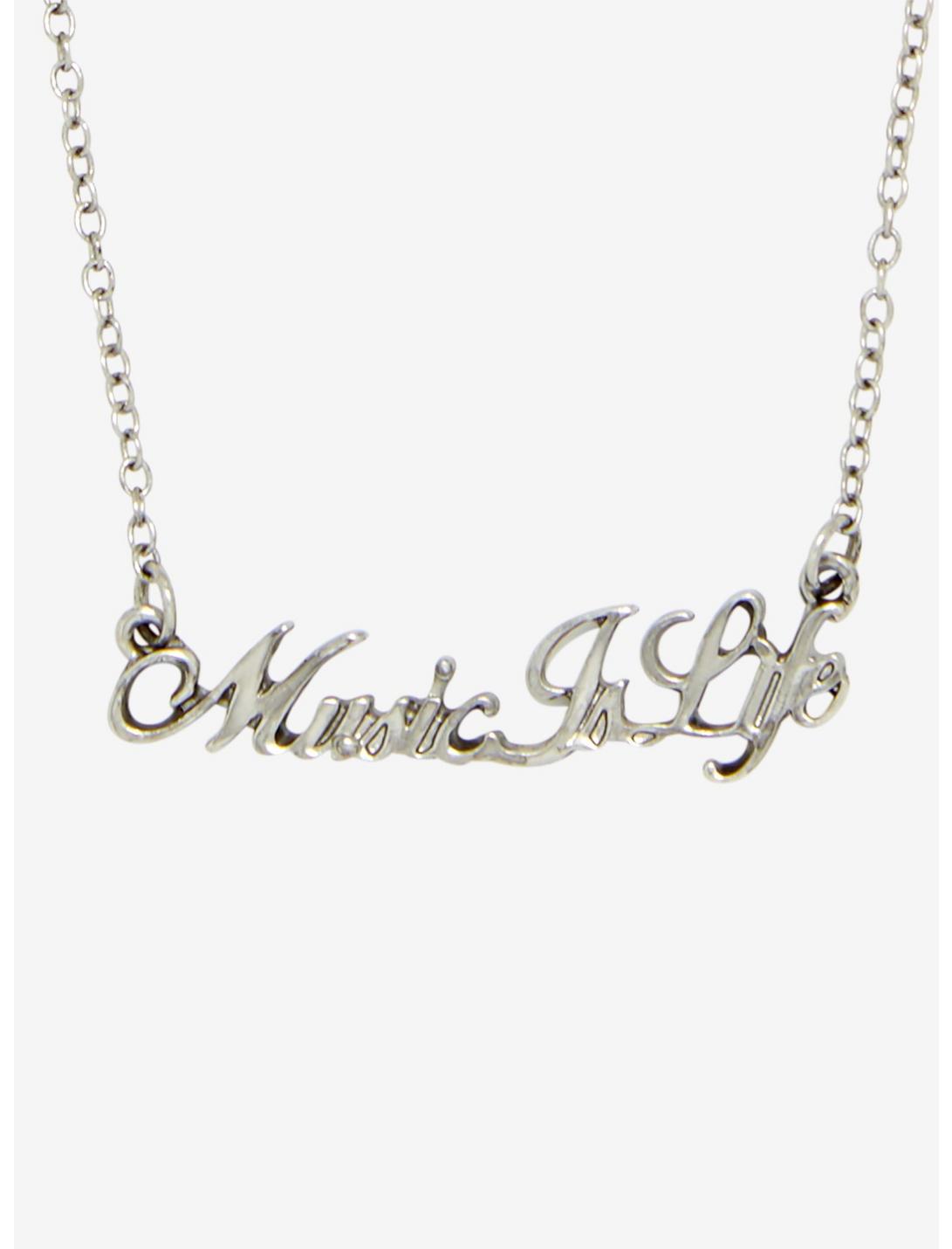 Music Is Life Necklace, , hi-res