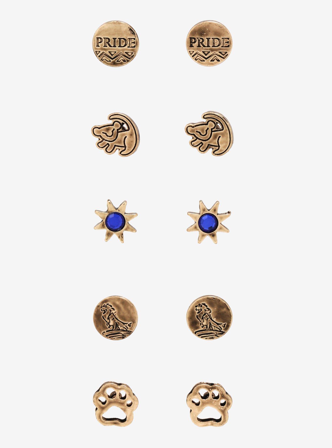 Disney The Lion King Simba Earring Set, , hi-res