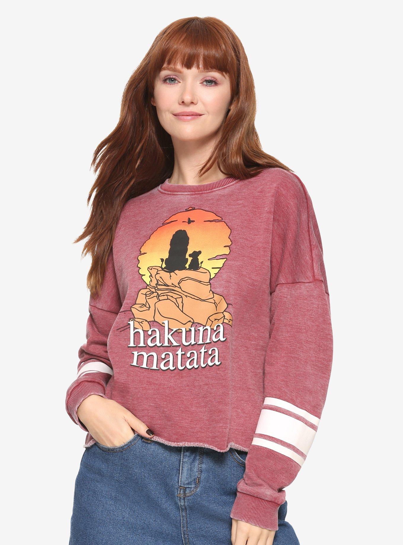 Disney The Lion King Hakuna Matata Girls Sweatershirt, MULTI, hi-res