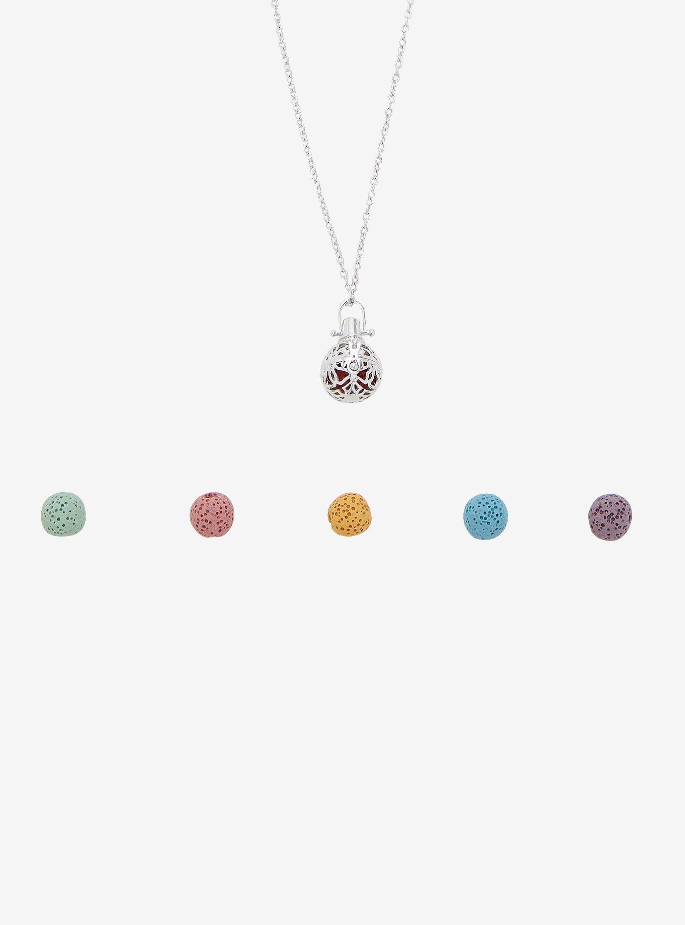 Oil Infuser Multi Charm Pendant Necklace, , hi-res