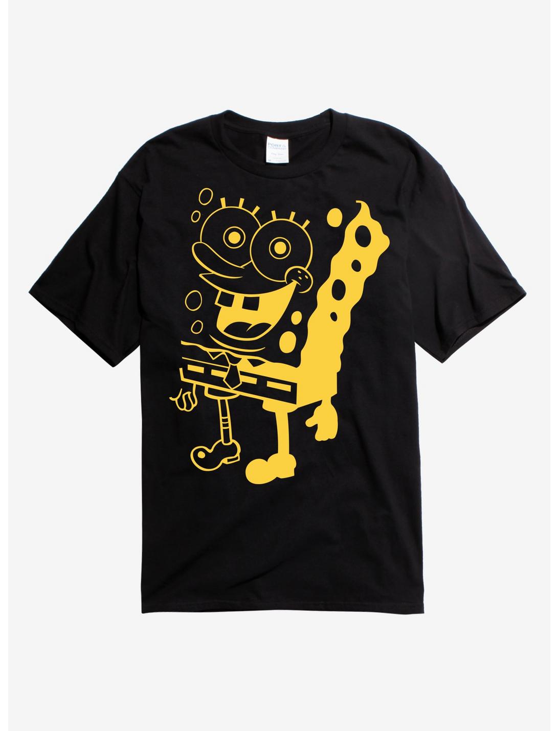 SpongeBob Black and Yellow T-Shirt, , hi-res