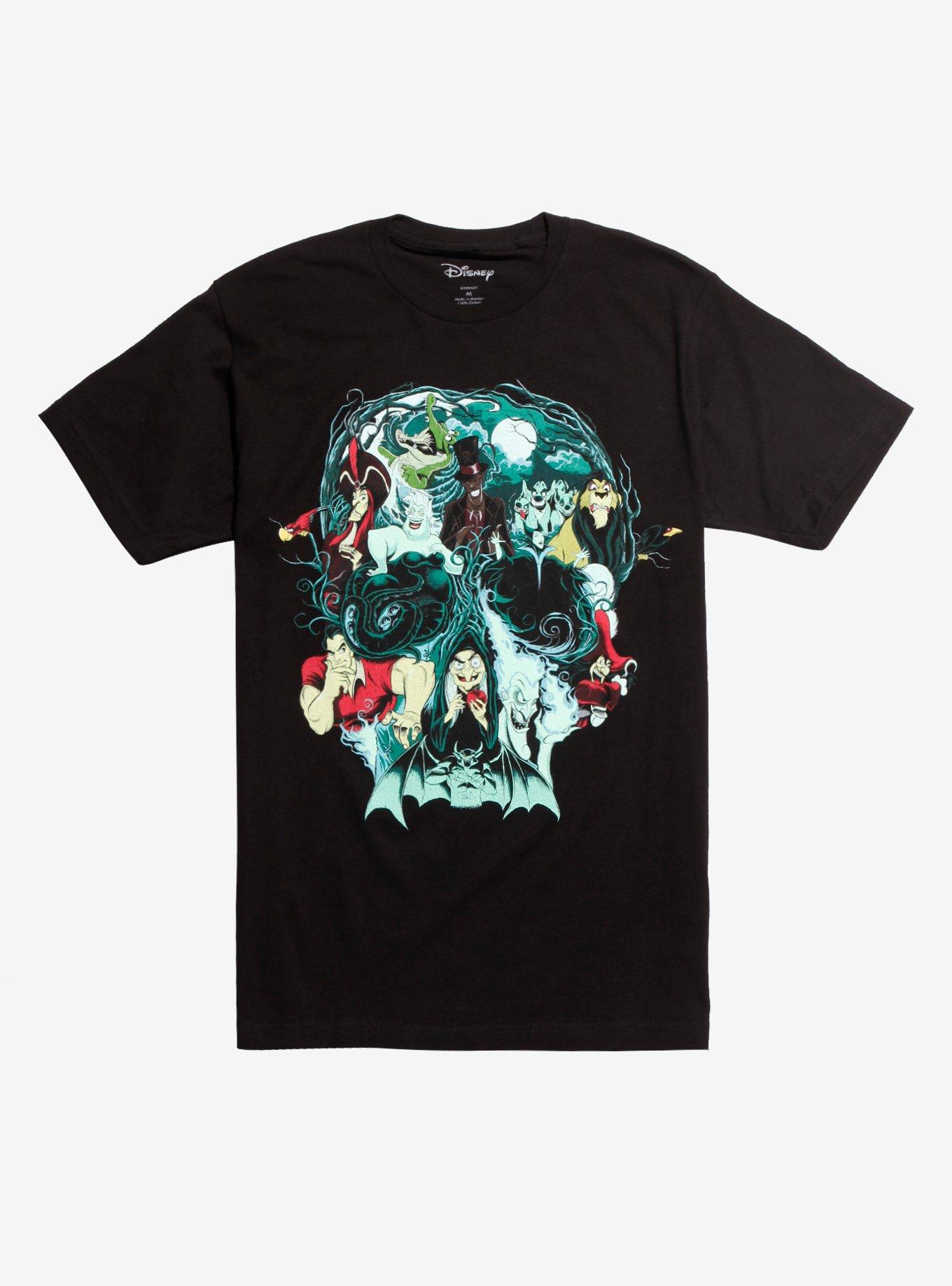 Disney Villains Skull Collage T-Shirt | Hot Topic