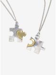 Heart Puzzle Piece Best Friend Necklace Set, , hi-res