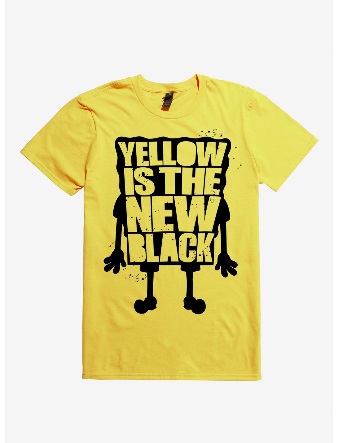 SpongeBob Yellow is the New Black T-Shirt, , hi-res