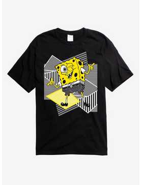 SpongeBob SquarePants Grayscale Patterns T-Shirt, , hi-res