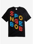 SpongeBob Icon Block Font T-Shirt, , hi-res