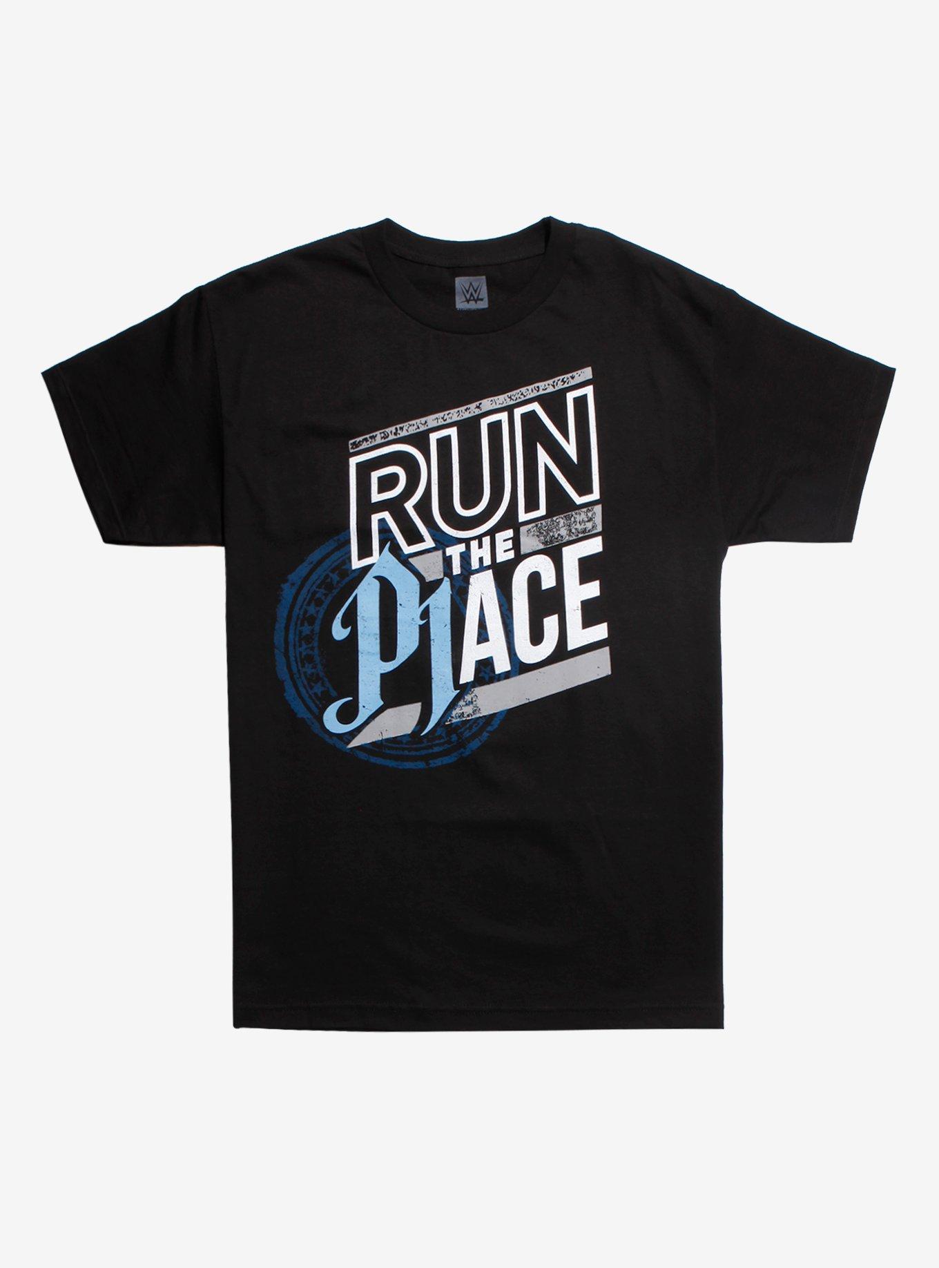 WWE AJ Styles Run The Place T-Shirt, BLACK, hi-res