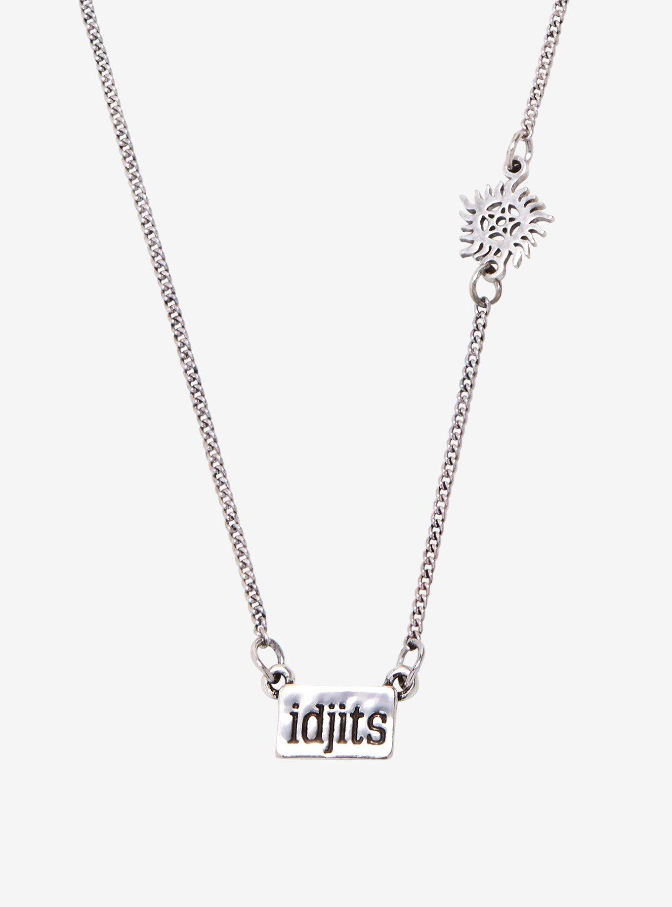 Supernatural Idjits Dainty Necklace, , hi-res