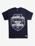 WWE The Shield Justice Has Returned T-Shirt, NAVY, hi-res