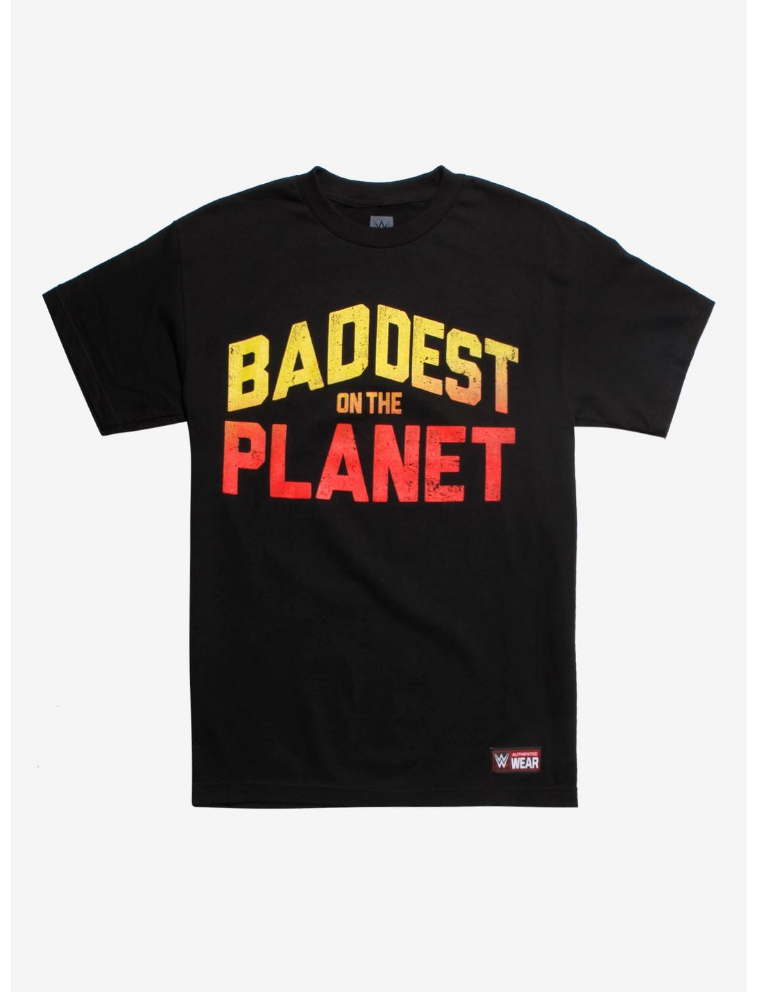 WWE Ronda Rousey Baddest On The Planet T-Shirt, BLACK, hi-res