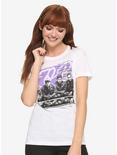 Fall Out Boy Purple Photo Girls T-Shirt, WHITE, hi-res