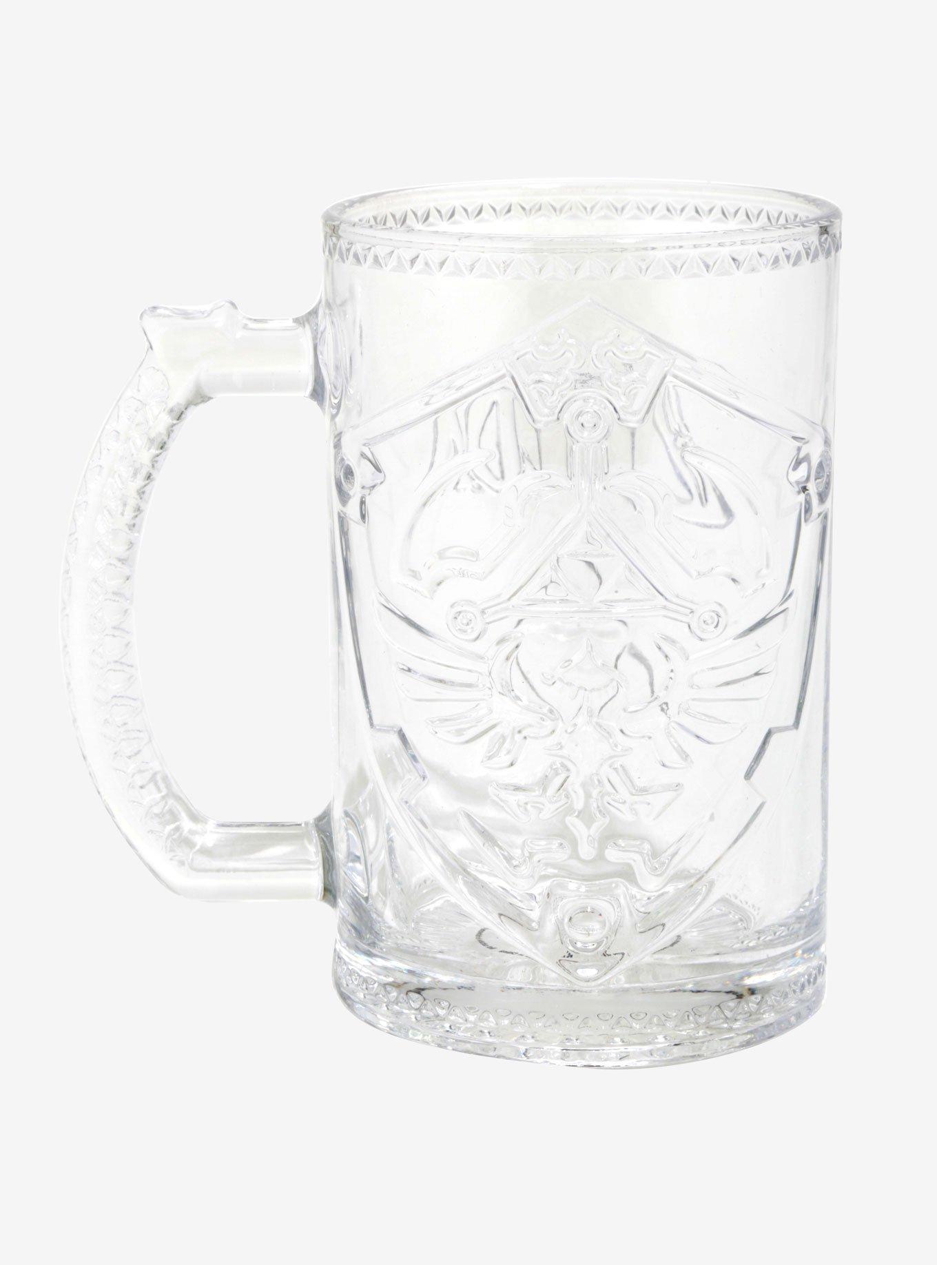 The Legend Of Zelda Shield Glass Stein, , hi-res