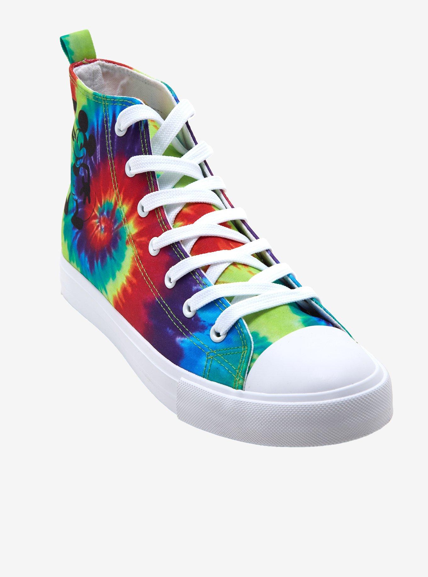 Disney Mickey Mouse Tie-Dye Hi-Top Sneakers, MULTI, hi-res