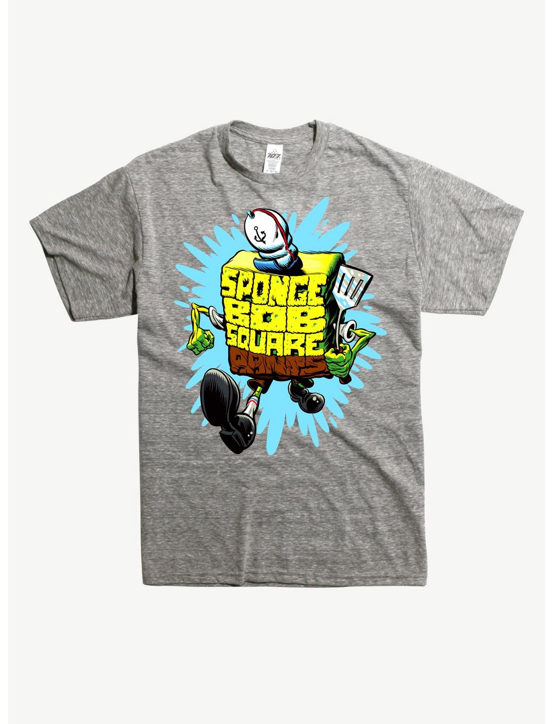 SpongeBob Patch Word Art T-Shirt, , hi-res