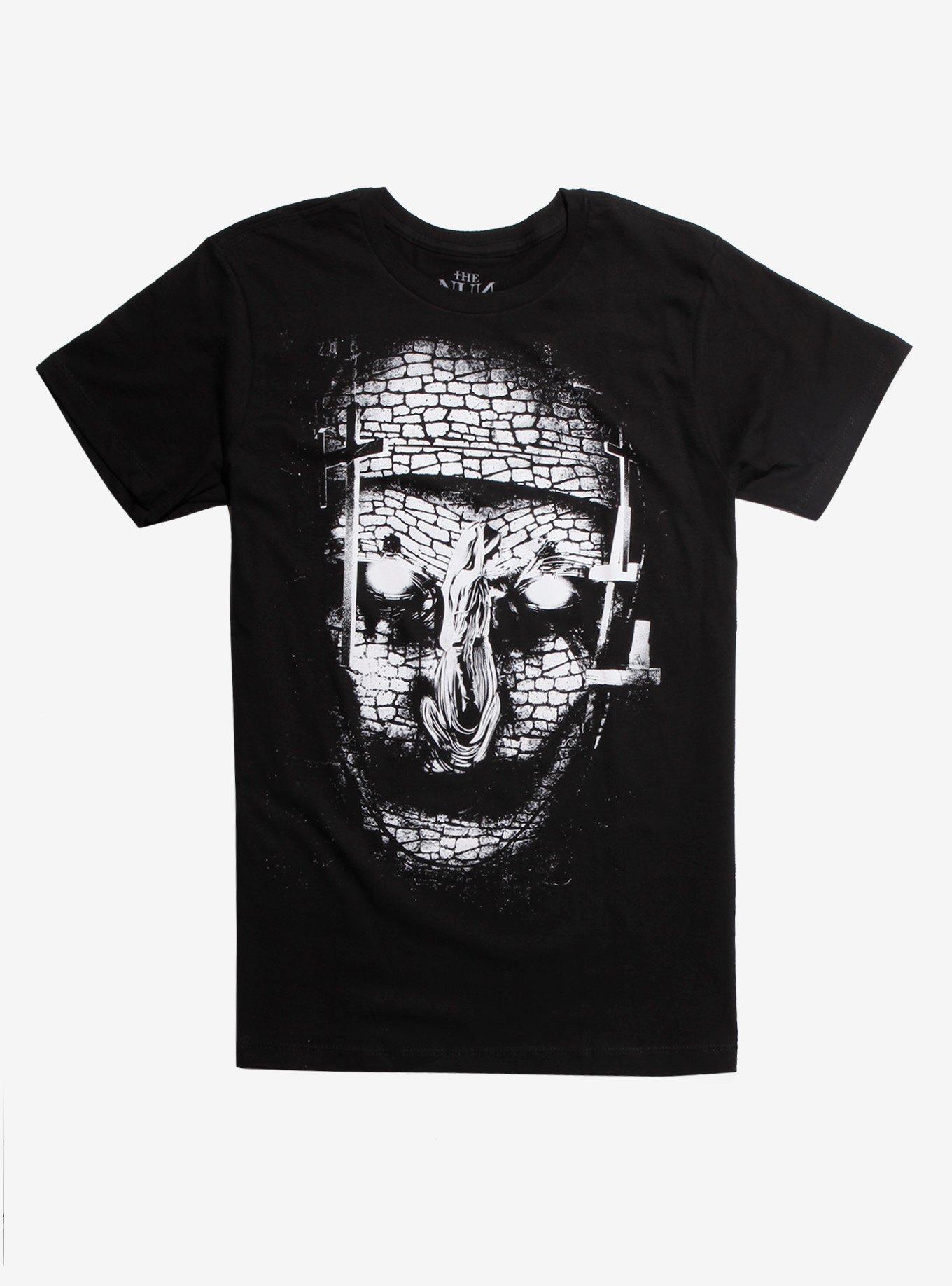 The Nun Brick Face T-Shirt, BLACK, hi-res
