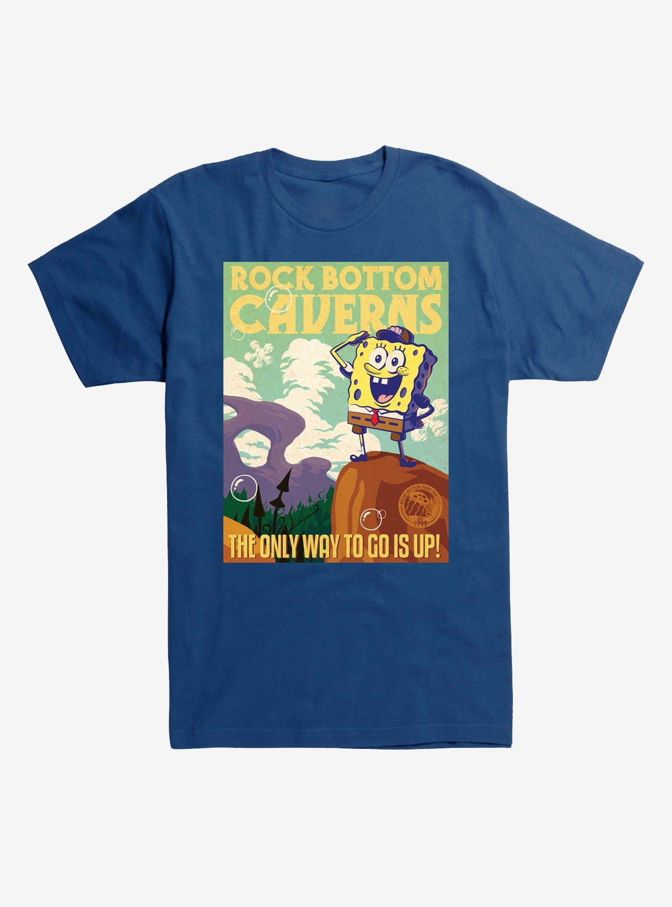 SpongeBob Rock Bottom Caverns T-Shirt - BLUE | Hot Topic