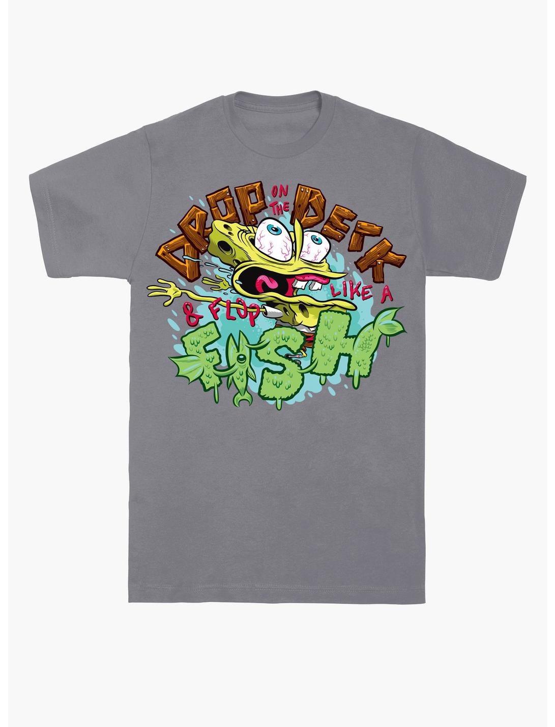 SpongeBob Patch Fish T-Shirt, , hi-res