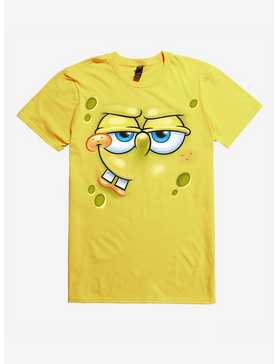 SpongeBob Face Smirk T-Shirt, , hi-res