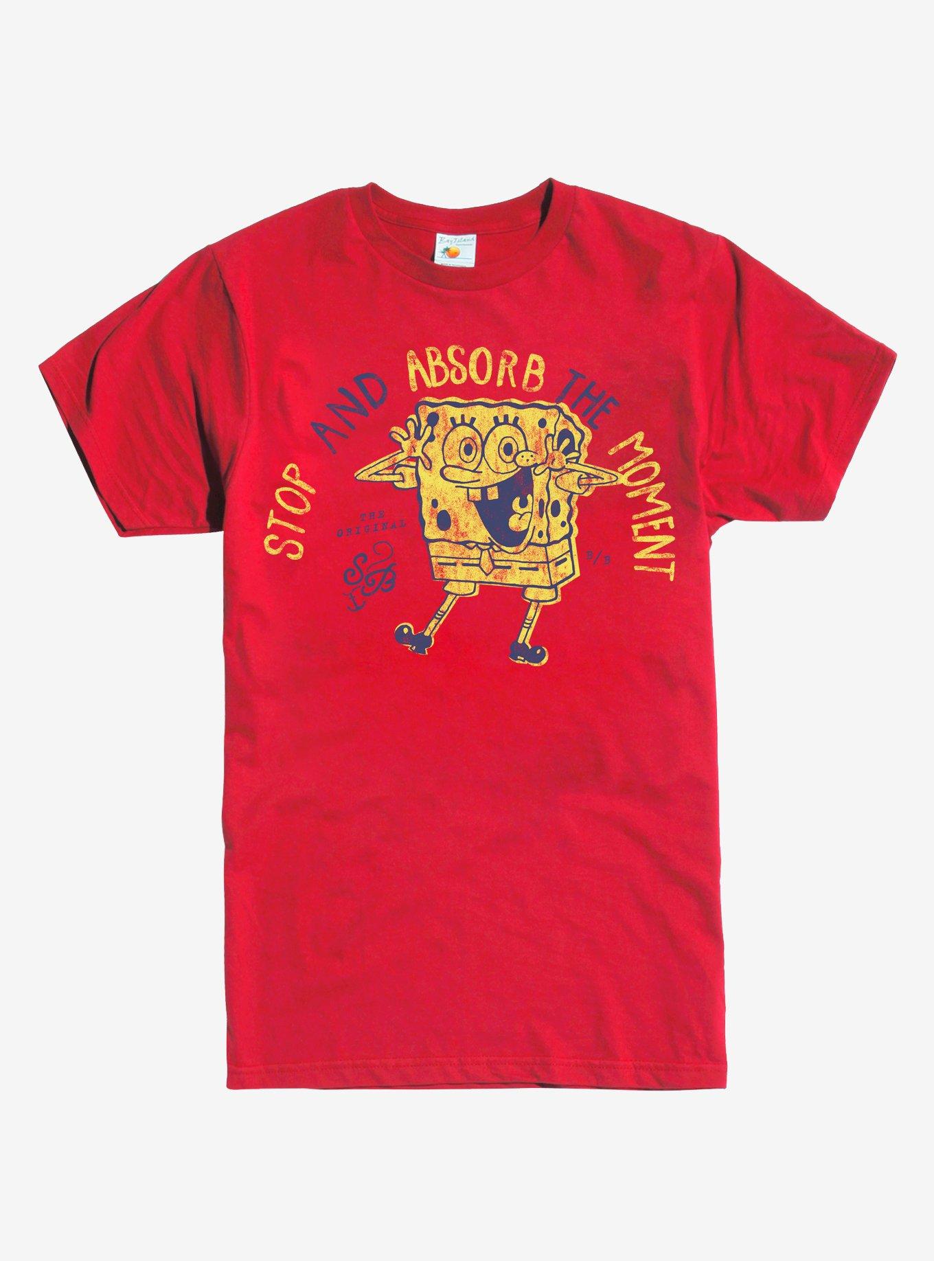 SpongeBob Absorb the Moment T-Shirt, , hi-res