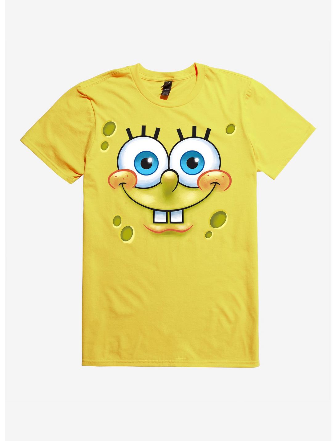 SpongeBob SquarePants SpongeBob Face T-Shirt, SPRING YELLOW, hi-res