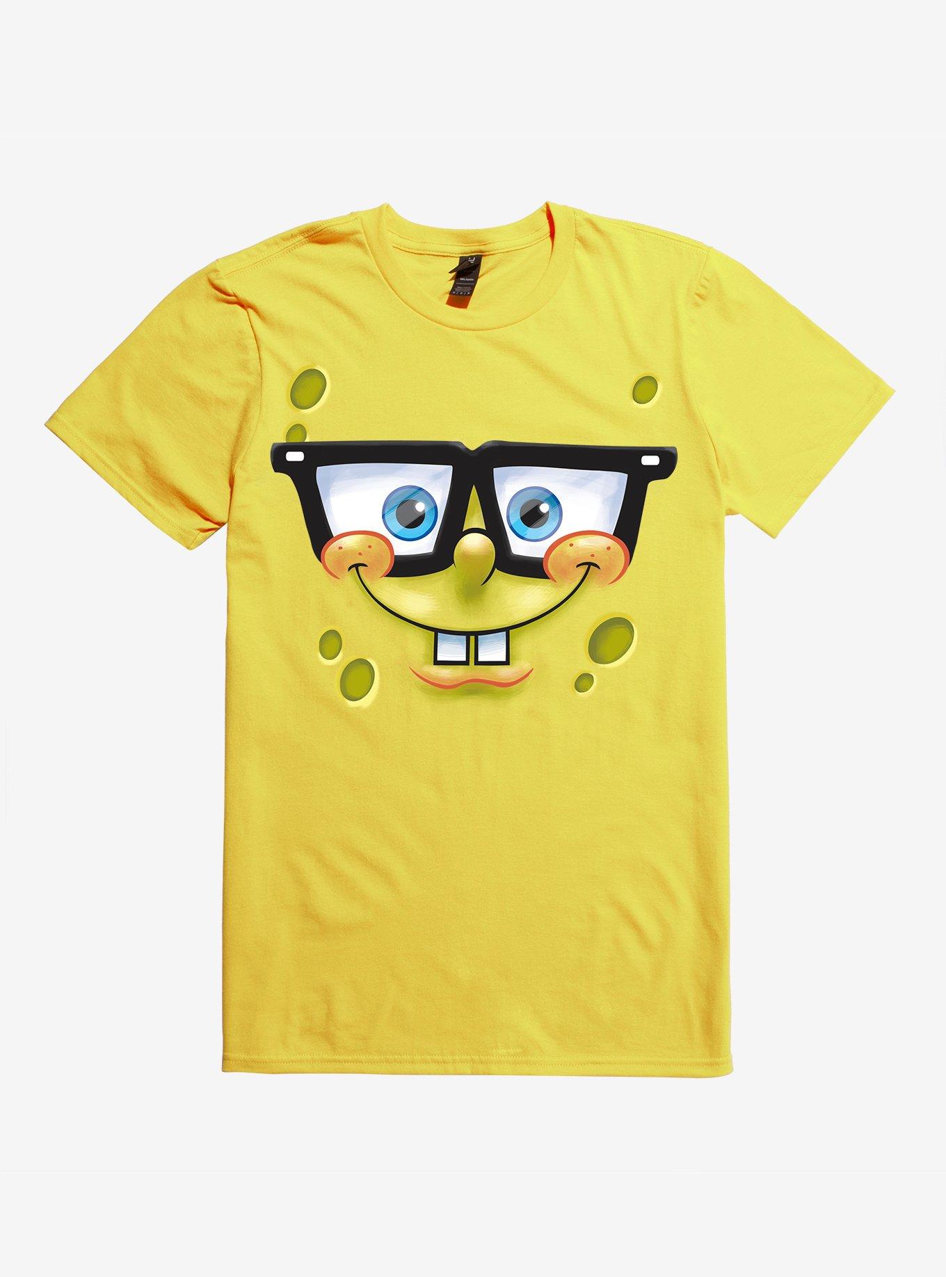SpongeBob Face with Glasses T-Shirt, , hi-res