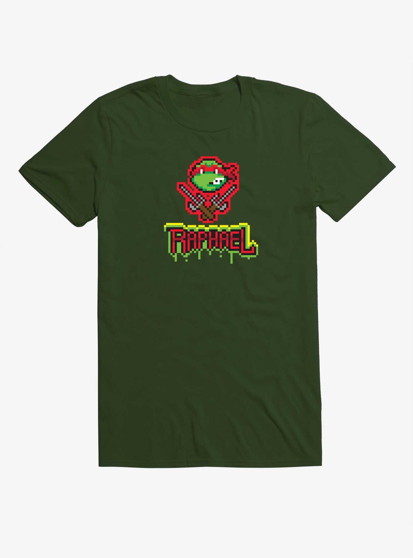 Teenage Mutant Ninja Turtles Pixel Art Raphael T-Shirt, , hi-res