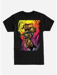 Teenage Mutant Ninja Turtles Rainbow Spray Paint Group T-Shirt, BLACK, hi-res
