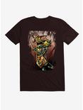 Teenage Mutant Ninja Turtles Brown Spray Paint Group T-Shirt, CHOCOLATE, hi-res
