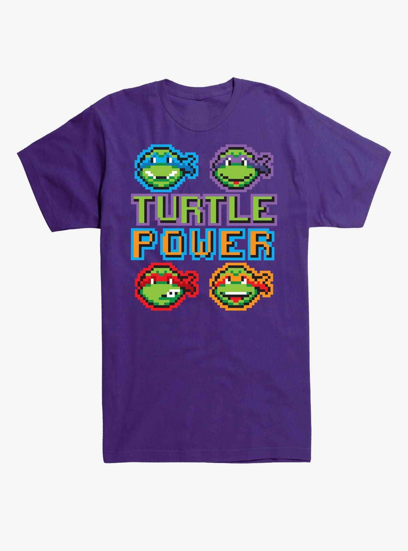 Teenage Mutant Ninja Turtles Pixel Art Turtle Power T-Shirt, , hi-res
