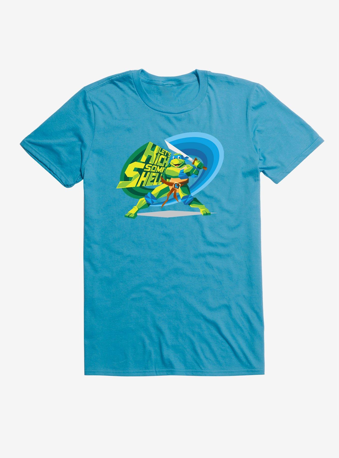 Teenage Mutant Ninja Turtles Let's Kick Some Shell T-Shirt, TURQUOISE, hi-res