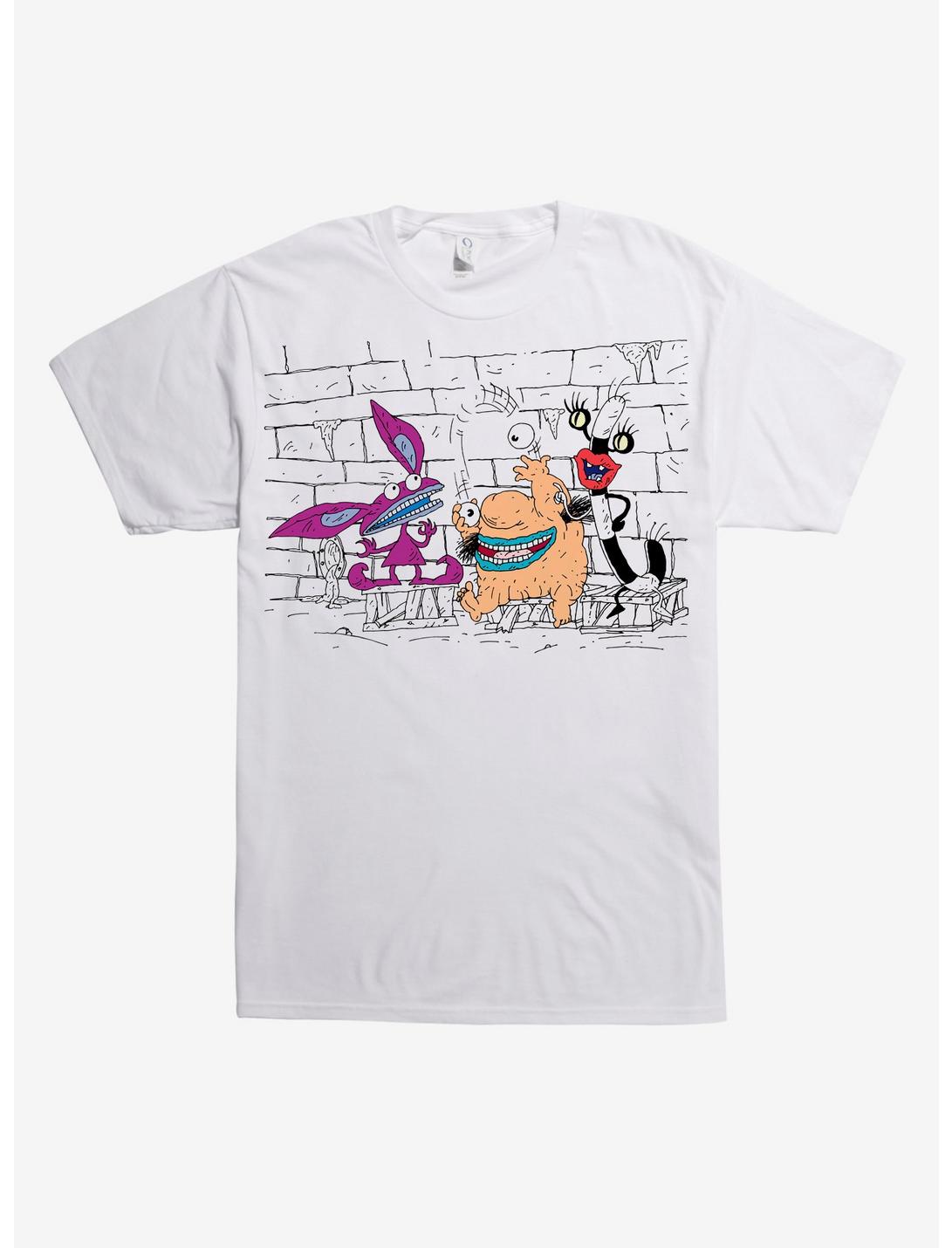 Aaahh!!! Real Monsters Group T-Shirt, WHITE, hi-res