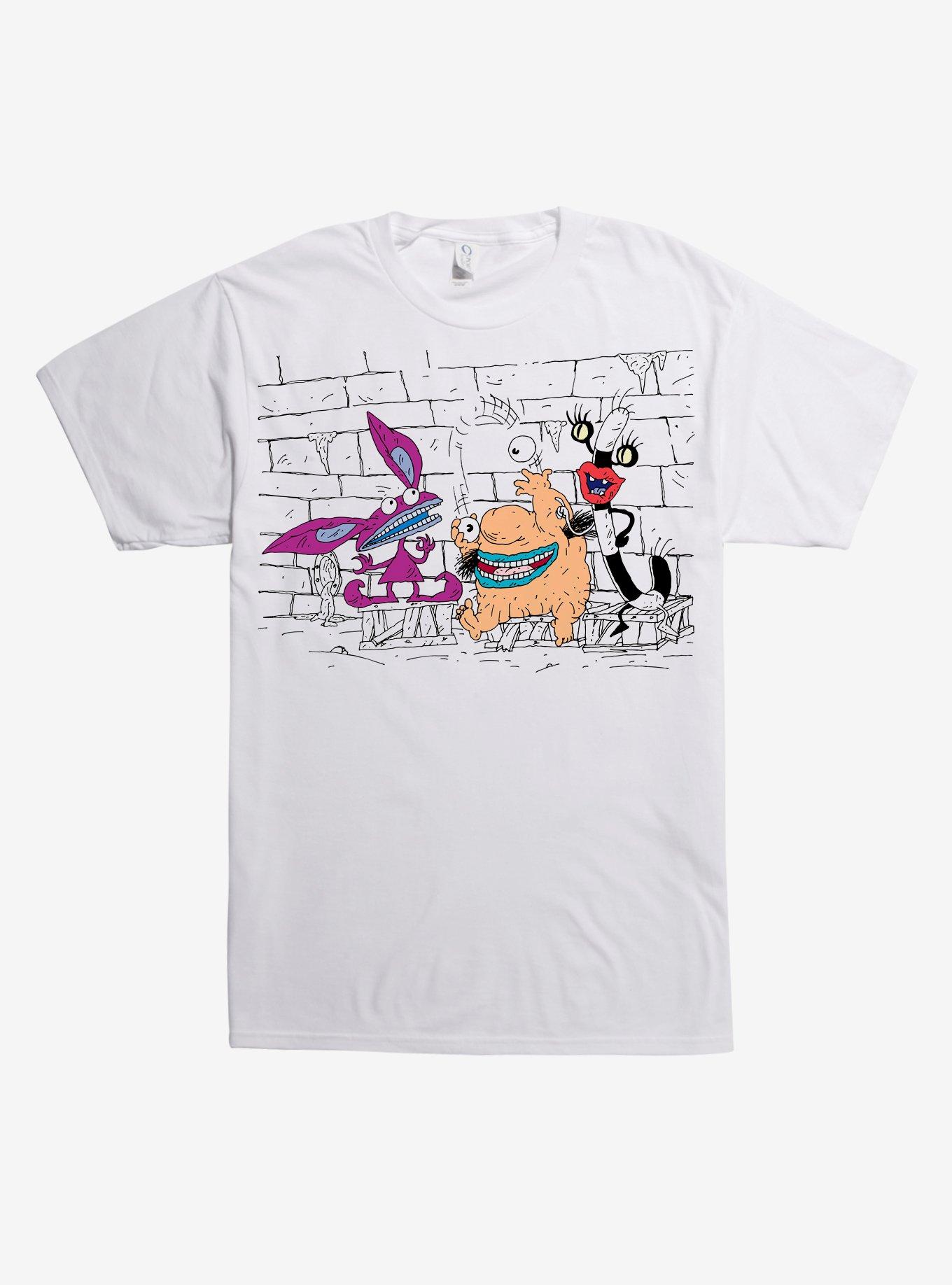 Aaahh!!! Real Monsters Group T-Shirt, WHITE, hi-res