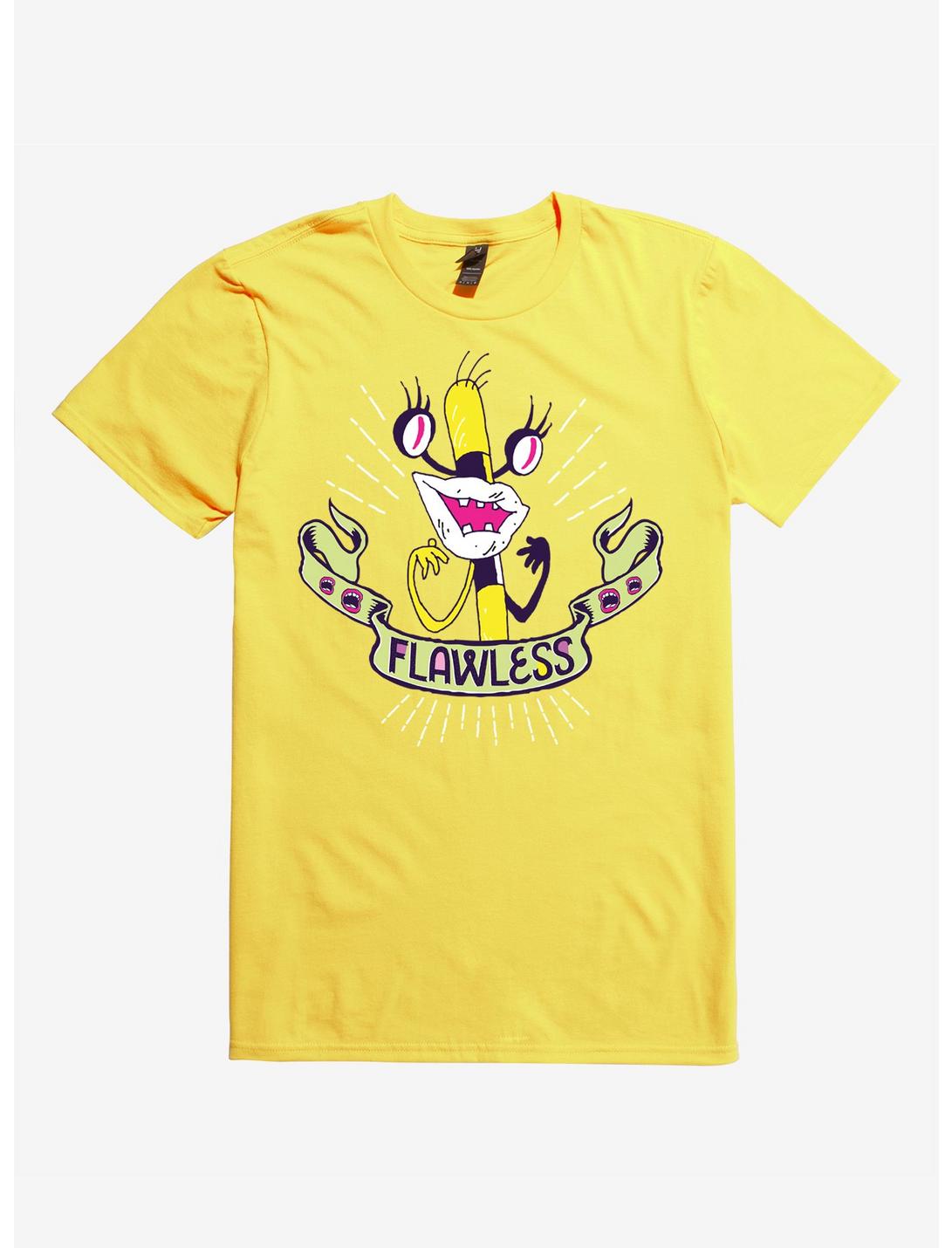 Aaahh!!! Real Monsters Oblina Flawless T-Shirt, SPRING YELLOW, hi-res