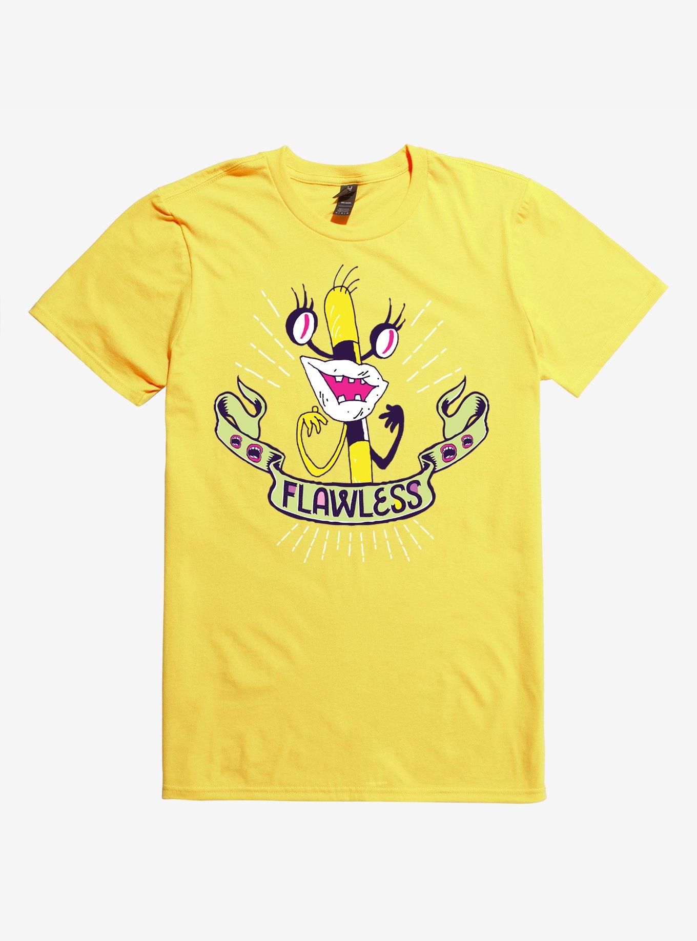 Aaahh!!! Real Monsters Oblina Flawless T-Shirt, SPRING YELLOW, hi-res