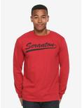 The Office Scranton Company Picnic Long Sleeve T-Shirt - BoxLunch Exclusive, RED, hi-res