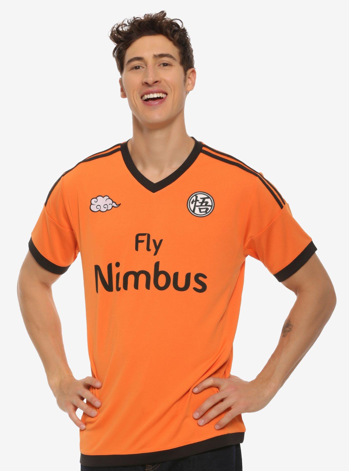 Dragon Ball Z Fly Nimbus Jersey - BoxLunch Exclusive, ORANGE, hi-res