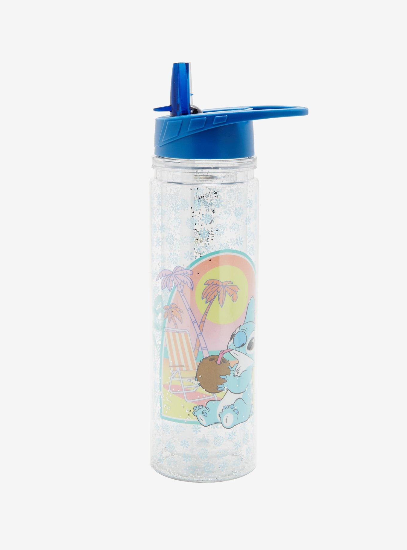 Disney's Lilo & Stitch Glitter Water Bottle