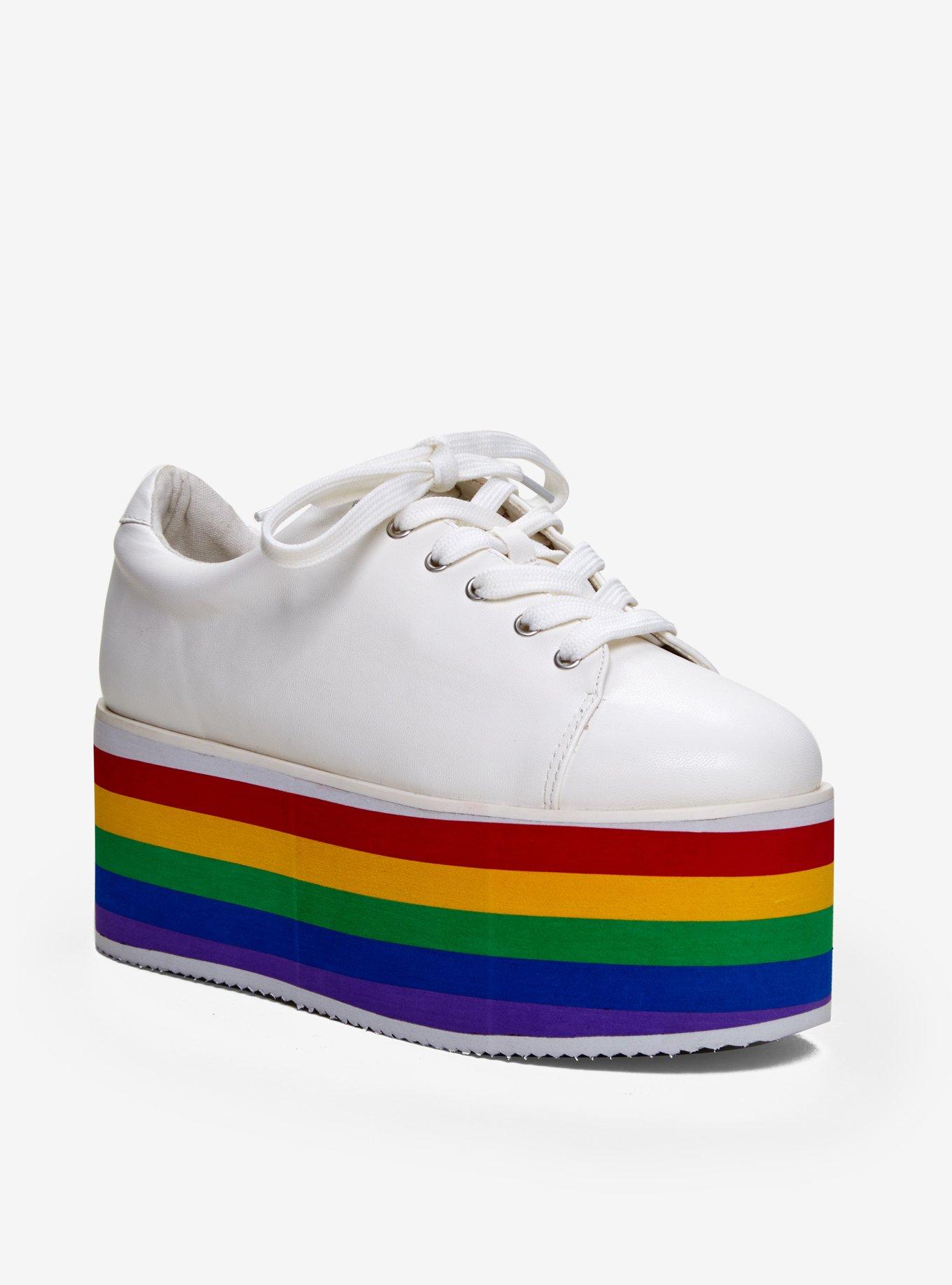 White Rainbow Platform | Hot Topic