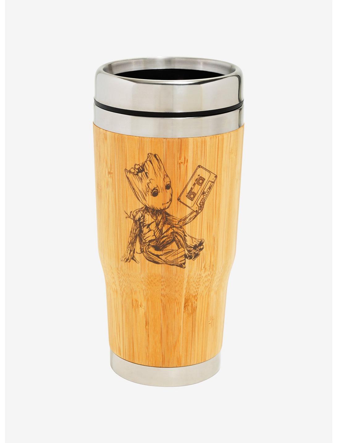 Marvel Guardians Of The Galaxy Baby Groot Bamboo Travel Mug - BoxLunch Exclusive, , hi-res
